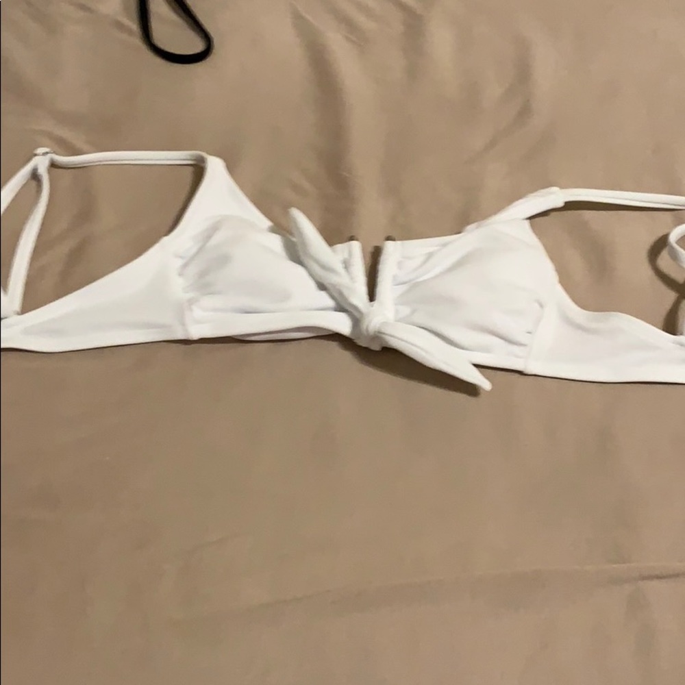 White bikini top